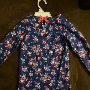 Oshkosh pink flower girls blouse